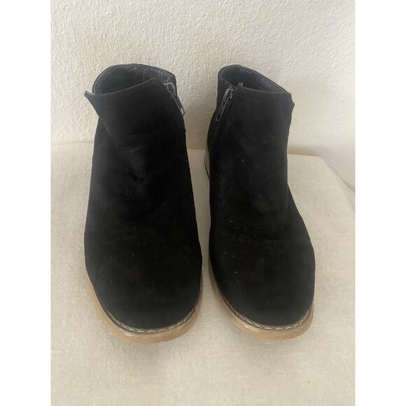 Seven 7 Cisco Kid Bootie Ankle Zip Up Boots Women's Size 8 Black Suede 1012 - Picture 1 of 6